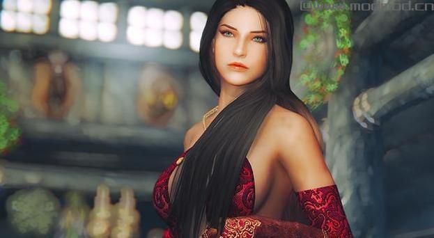 请问谁有免费使用的上古卷轴5UNP乌木性感女巫战袍Mod?