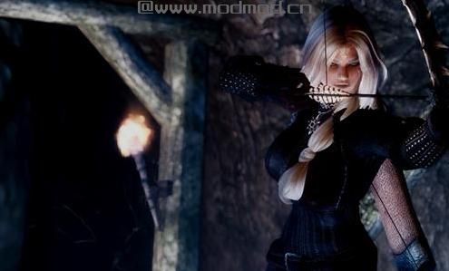 求上古卷轴5双持战士凯特御姐随从Mod资源！