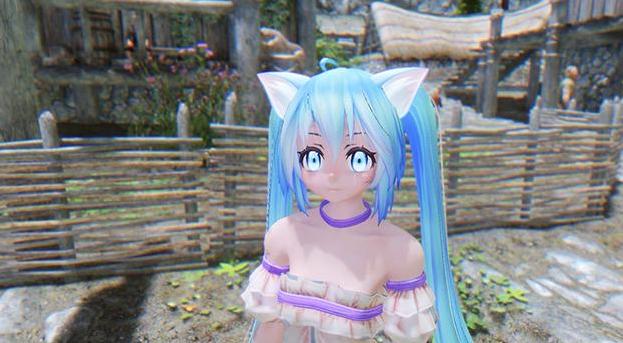 请问谁有免费下载的上古卷轴5真初音动漫种族v1.2Mod?