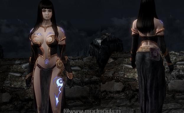 求上古卷轴5：天际重制版狂野女巫性感战斗袍Mod资源！