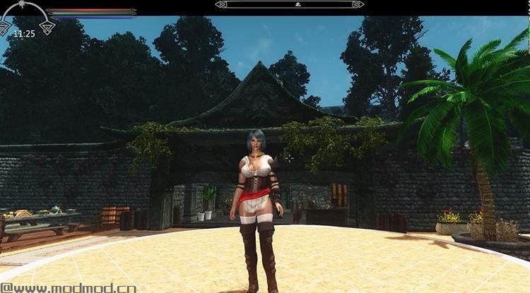 请问谁有免费使用的上古卷轴5HDT龙腾世纪2伊莎贝拉服装Mod?
