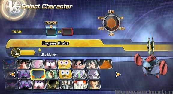 龙珠：超宇宙2Modv1.07海绵宝宝人物整合包MOD