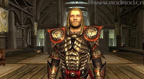 上古卷轴5：天际Mod：上古卷轴5恶魔领主妖怪大将铠甲MOD