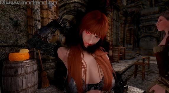 谁能给我上古卷轴5精灵弓箭手和红眼狂战士美女随从Mod下载地址吗？