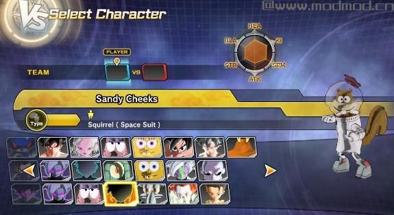 龙珠：超宇宙2 v1.07海绵宝宝人物整合包MOD