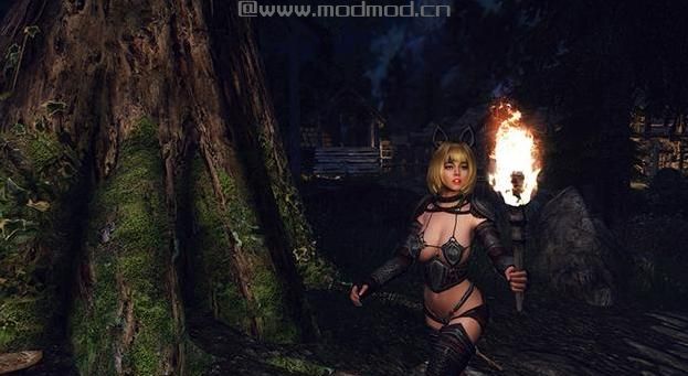 求上古卷轴5性感兔牙妹索萨独立战士随从Mod资源！