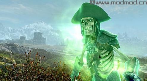 请问谁有免费下载的上古卷轴5万圣节骷髅海盗魔法套装v1.1Mod?