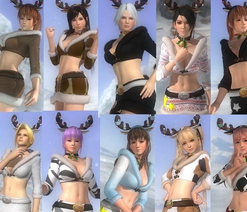 死或生5：最后一战 性感可爱圣诞驯鹿装整合包MOD