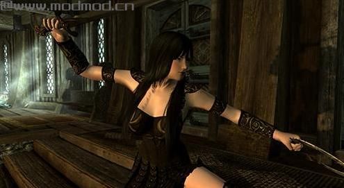 谁能给我上古卷轴5 战士公主西娜独立随从MODmod下载地址吗？