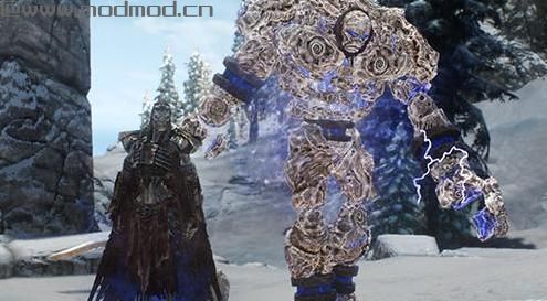 谁能给我上古卷轴5 风暴魔像生物MODmod下载地址吗？