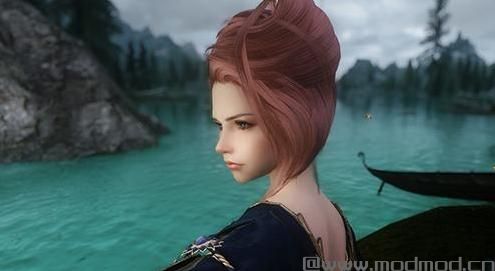 求上古卷轴5 木精灵魔剑士娜芮娅美女随从MOD资源！