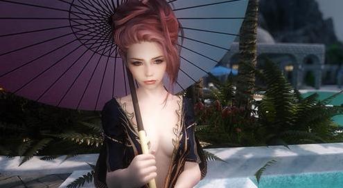 求上古卷轴5 木精灵魔剑士娜芮娅美女随从MOD资源！