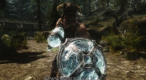 哪里有上古卷轴5 Stalhrim魔冰武器包高清替换MOD百度网盘地址!