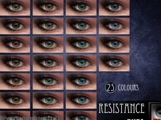 模拟人生4 v1.31暗色电力魅惑美瞳包MOD