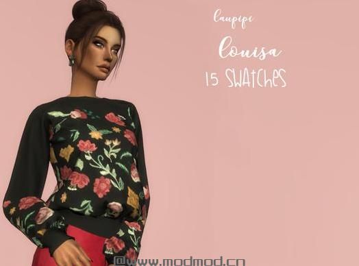 请问谁有免费使用的模拟人生4 v1.31Louisa女式收袖口宽松毛衣包MOD?