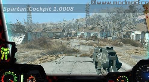 辐射4 斯巴达驾驶舱HUD界面MOD v1.0016