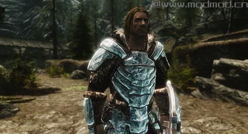 来分享上古卷轴5 Stalhrim魔冰盔甲高清材质替换MOD下载资源！