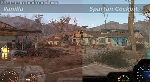 辐射4 斯巴达驾驶舱HUD界面MOD v1.0016