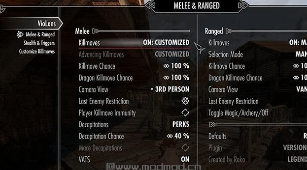 上古卷轴5 武士居合斩终结技动作MOD