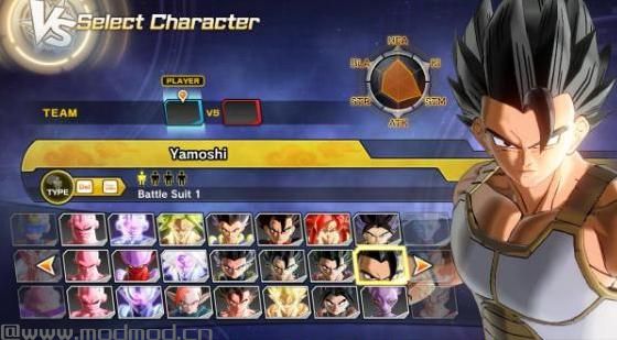 求龙珠：超宇宙2 v1.08传奇超级赛亚人之神亚摩斯MOD资源！