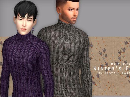 请问谁有免费下载的模拟人生4 男士深冬高领毛衣整合包MOD?