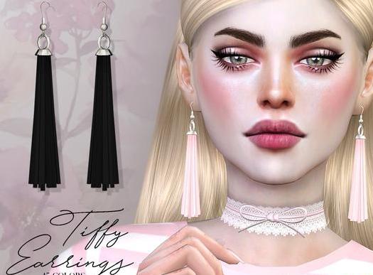哪里有模拟人生4 v1.31Tiffy女士拖把式流苏耳坠MOD百度网盘地址!
