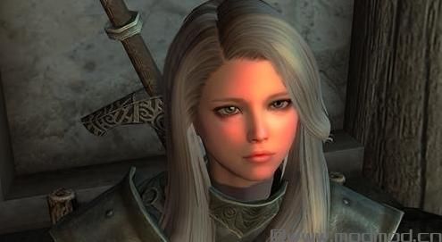 求分享上古卷轴5 白发大剑士妹子玫提斯随从MOD下载地址!