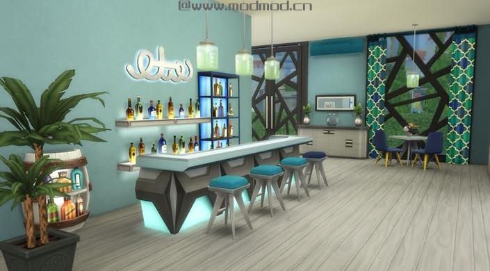 请问谁有免费下载的模拟人生4 v1.37现代风科技范7号阁楼房屋MOD?