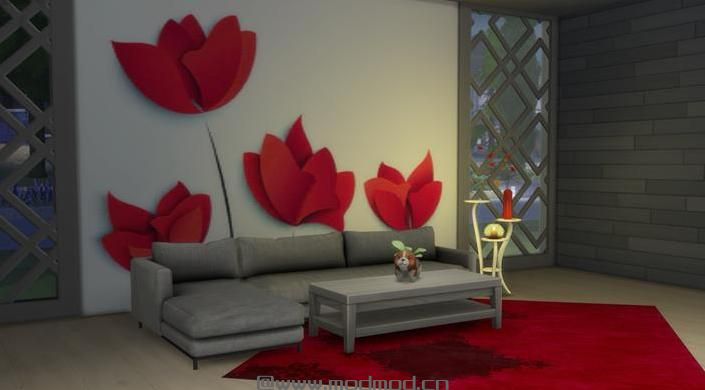 谁能给我模拟人生4 高清连续壁纸墙画MODmod下载地址吗？