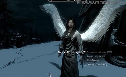 求哪里可以下载上古卷轴5 界限束缚天使玛利亚随从MOD？