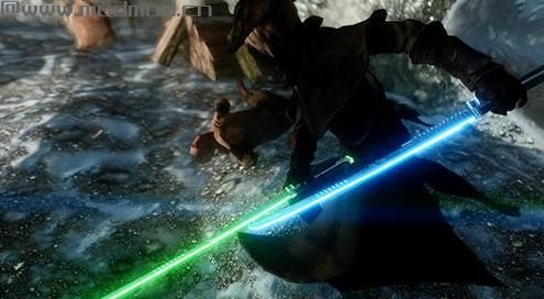 来分享上古卷轴5 Seiryuu震波激光武士刀MOD下载资源！