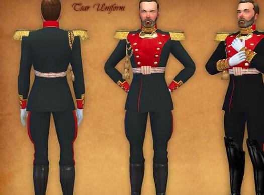 来分享模拟人生4 皇家领导者将军礼服MOD下载资源！