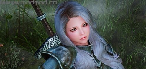 求分享上古卷轴5 白发大剑士妹子玫提斯随从MOD下载地址!