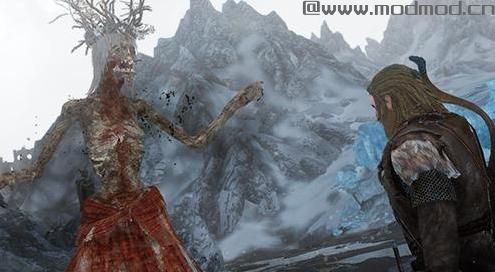 求分享上古卷轴5 巫师3瘟疫女妖生物MOD下载地址!
