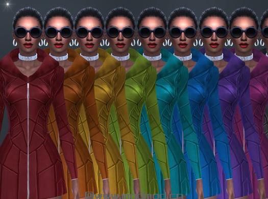 哪里有模拟人生4 Selevia皮革正装拉丝短裙MOD百度网盘地址!