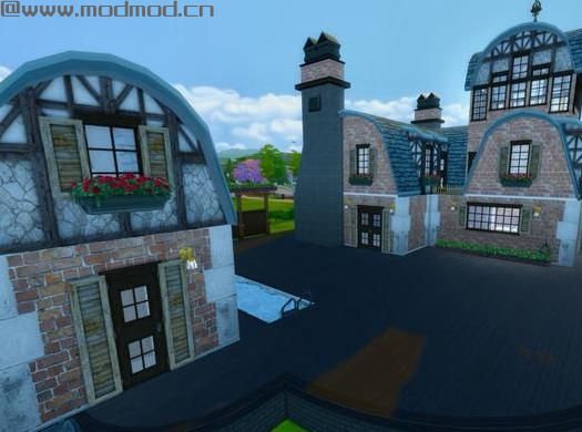 来分享模拟人生4 v1.37里霍博斯比奇卡通风圆顶小屋MOD下载资源！