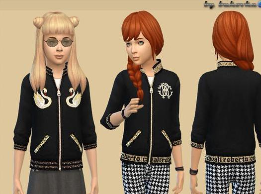 求哪里可以下载模拟人生4 女童装强无敌爆炸夹克外套MOD？