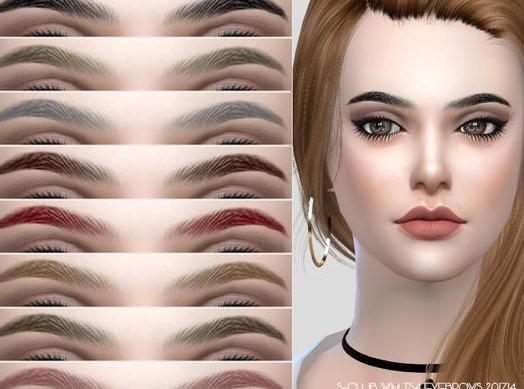 求模拟人生4 v1.31S-Club201714柔和的女人味眉毛MOD网盘！