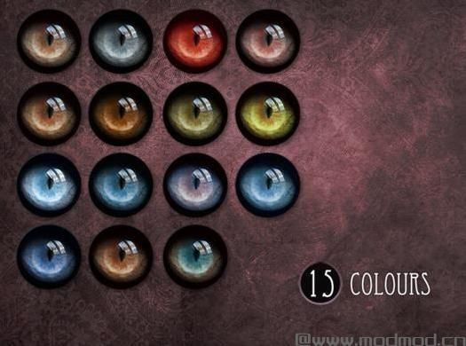 求分享模拟人生4 Vivid漫画风格小瞳孔荧光色眼睛包MOD下载地址!