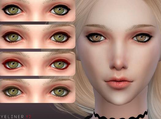 哪里有模拟人生4 v1.31Bobur12号可爱圆润眼线MOD百度网盘地址!