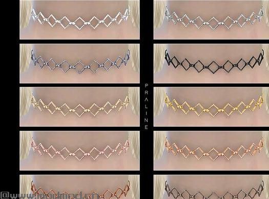 哪里有模拟人生4 女士思考者方孔金属项环MOD百度网盘地址!