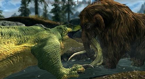 求分享上古卷轴5 古巨蜥生物MOD下载地址!