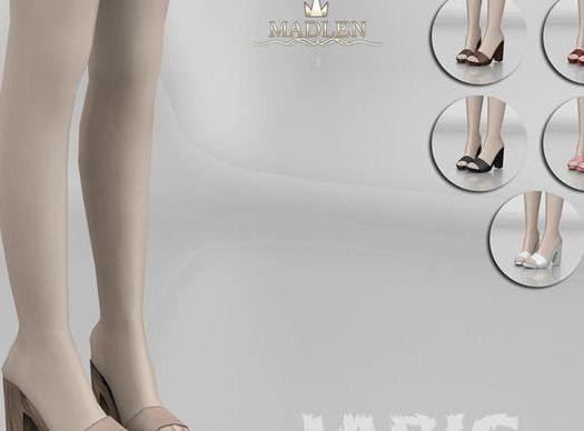 求模拟人生4 v1.31Jabis女士简约高跟木质凉鞋MOD资源！