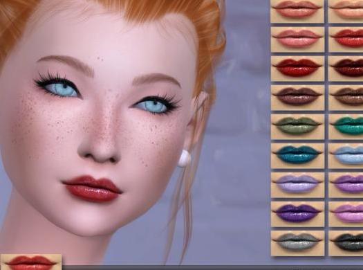 求模拟人生4 v1.31Taty糖果色多彩缤纷唇彩包MOD网盘！