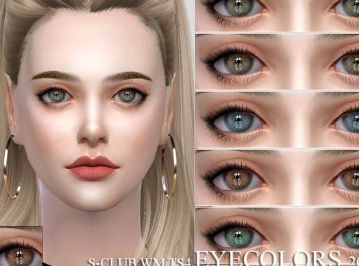 求分享模拟人生4 v1.31S-Club201802浅色系小瞳孔明亮眼睛MOD下载地址!