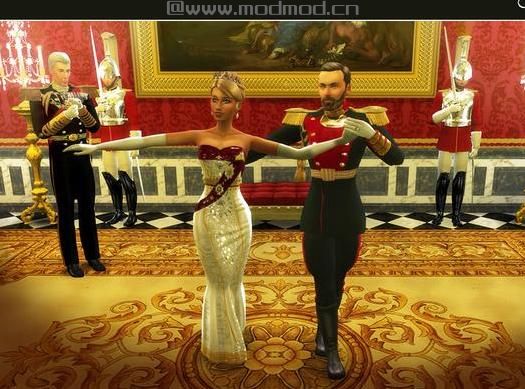 来分享模拟人生4 皇家领导者将军礼服MOD下载资源！