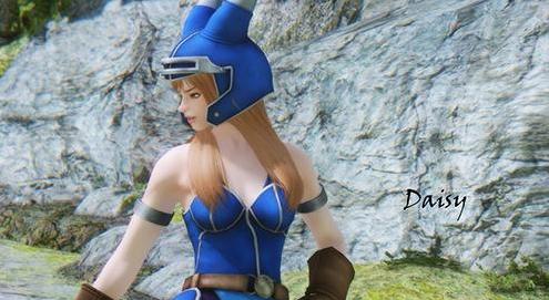 上古卷轴5 兽角女斗士剑客黛西独立随从MOD