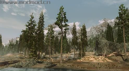 上古卷轴5：天际重制版 2K高清3D树木植被MOD