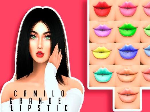 来分享模拟人生4 v1.31女士明亮糖果色哑光唇彩包MOD下载资源！