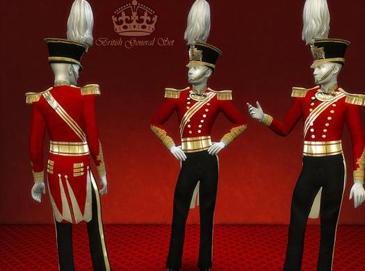 模拟人生4 英国联邦上将制服MOD